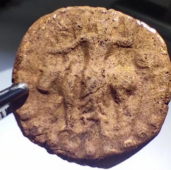Ancient Bronze Coin • Authentic Antique Artifact • Worn Historical Collectible • Roman/Greek Style Coin for Display or Study