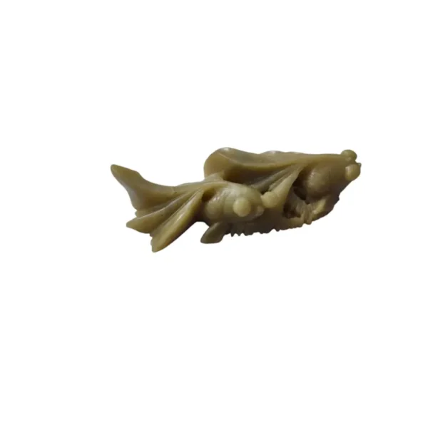 Vintage Hand-Carved Fish Figurine, Asian Style Soapstone Sculpture, Feng Shui Koi Decor, Collectible Carving Gift