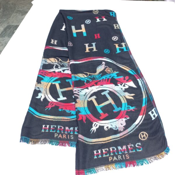 Authentic Hermès Paris luxury accessory with iconic embroidered H logo - vintage collectible fashion item